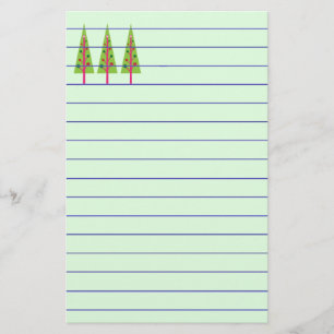Christmas Trees Stationery