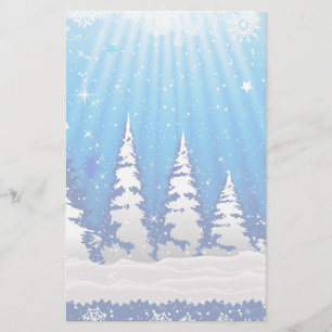 Christmas Trees Stationery