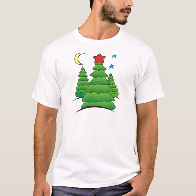 Christmas Trees T-Shirt (Front)