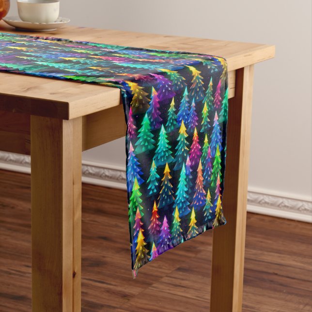Christmas Trees Table Runner (In Situ)