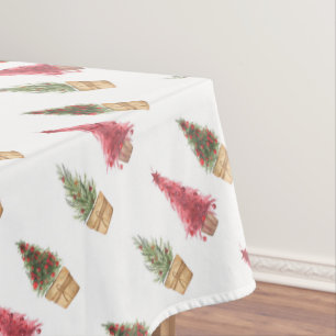 Christmas Trees Tablecloth