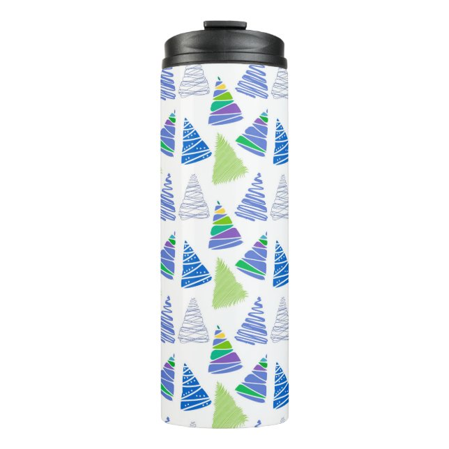 Christmas Trees Thermal Tumbler (Front)