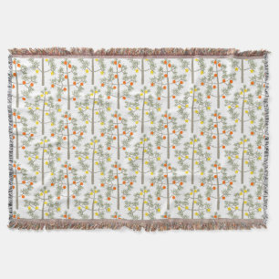 Christmas trees  throw blanket