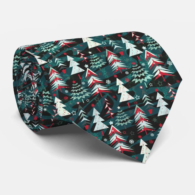 Christmas trees. tie (Rolled)