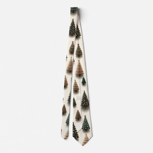  Christmas trees  Tie (Back)
