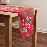 Christmas trees & tigers pattern red background