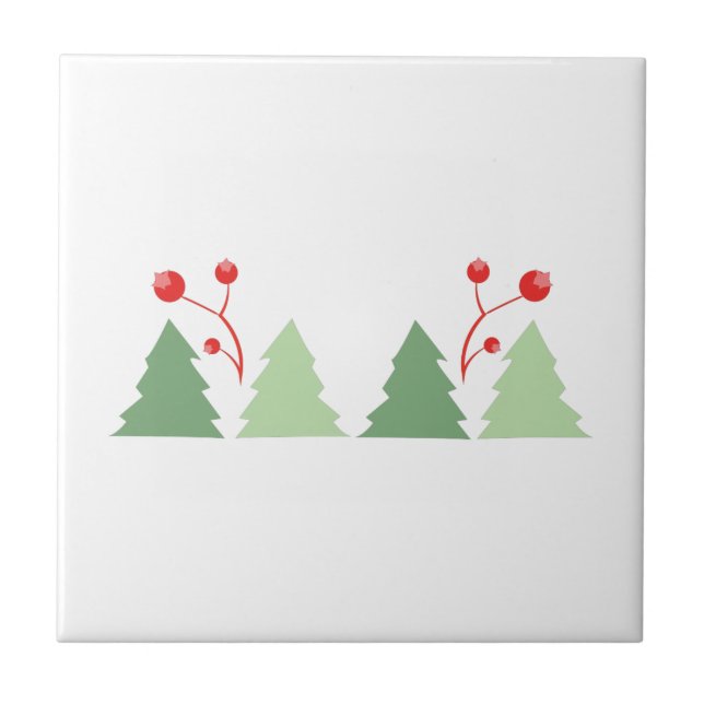 Christmas Trees Tile (Front)
