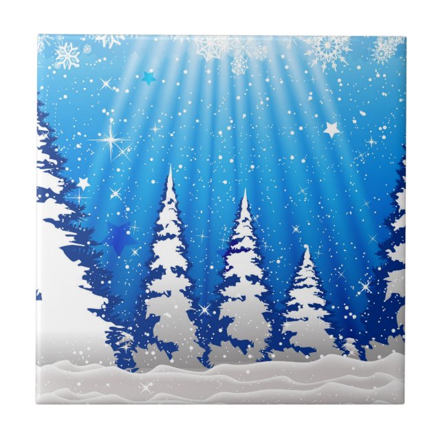 Christmas Trees Tile (Front)