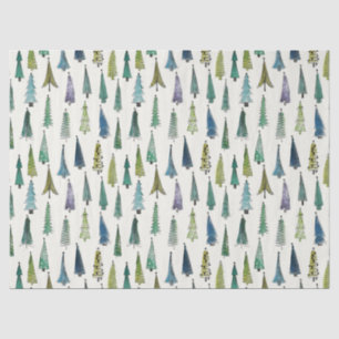 christmas trees tissue paper
