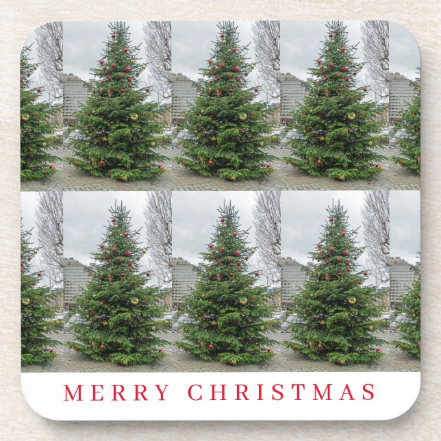 Christmas Trees view coasters (Front)