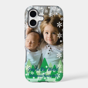 Christmas Trees White Snowflakes Joy to the World 