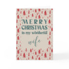 Christmas Trees Wife Merry Christmas Natural