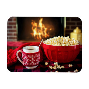 Christmas Treet - Popcorn and Hot Cider Magnet