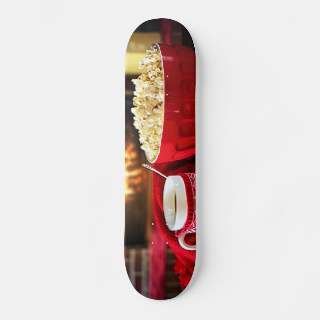 Christmas Treet - Popcorn and Hot Cider Skateboard (Front)