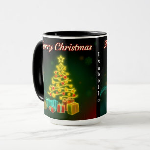 Christmas Trendy Neon Holiday Collection Mug