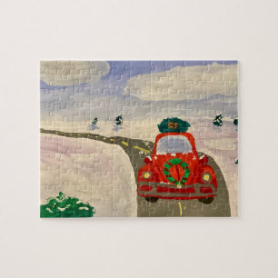 Christmas Truck Jigsaw Puzzle