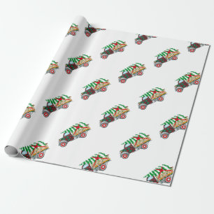 Christmas Truck Wrapping Paper
