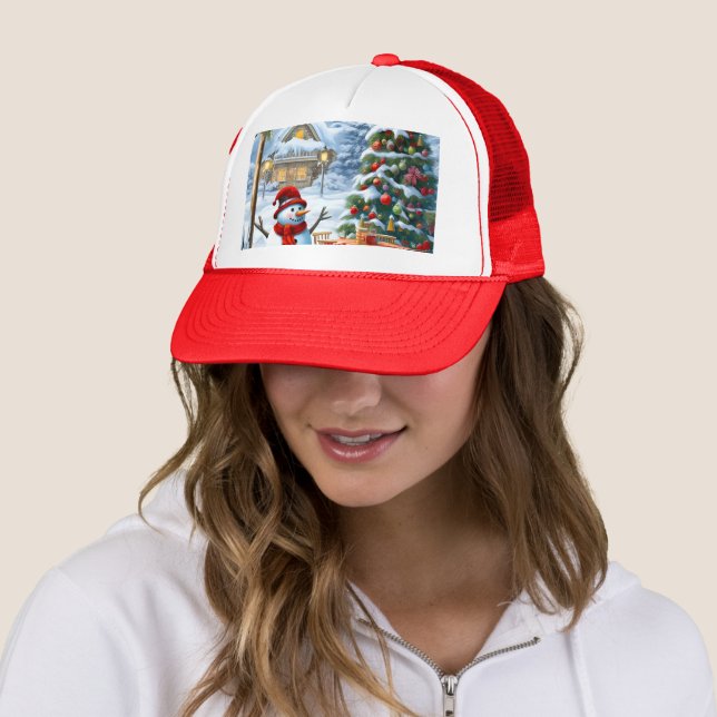 Christmas Trucker Hat (In Situ)