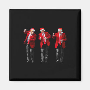Christmas Trump Dancing Santa Trump Dance  Magnet