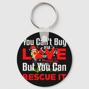 Christmas Trump Dear Santa Fake News Funny Xmas  Keychain
