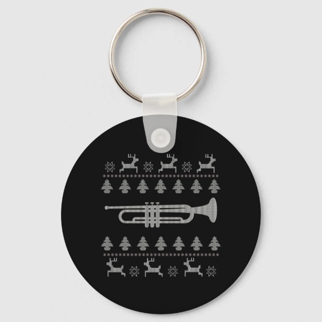 Christmas Trumpet Gift Keychain (Front)