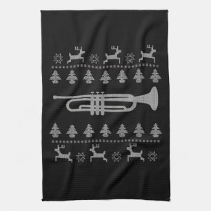 Christmas Trumpet Gift Kitchen Towel