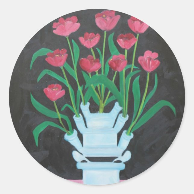 Christmas Tulips Stickers (Front)