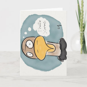 christmas turkey holiday card