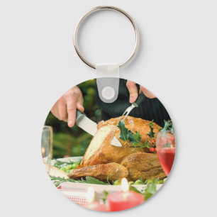 Christmas Turkey Keychain