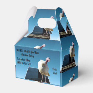 Christmas Turkey Who Thinks He Is A Chicken, Favor Box