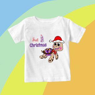 Christmas turtle baby T-Shirt