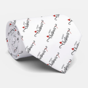 Christmas Typography Neck Tie