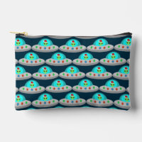 Christmas UFO Ho Ho Alien flying saucer Patterned