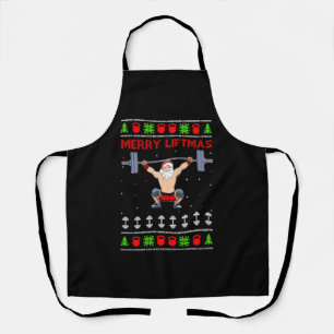 Christmas Ugly Christmas Weightlifting Apron
