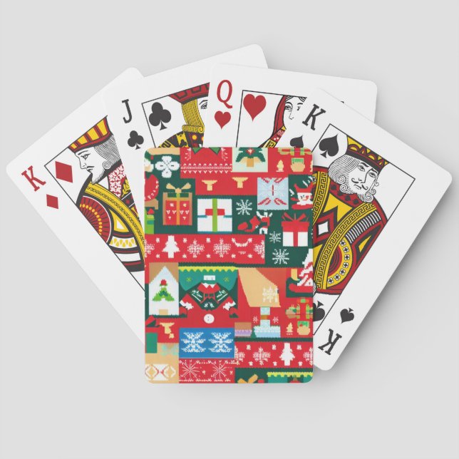 Christmas Ugly Sweater (1) Playing Cards (Back)
