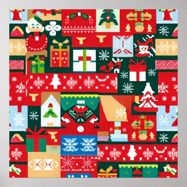 Christmas Ugly Sweater 1 Poster (Front)
