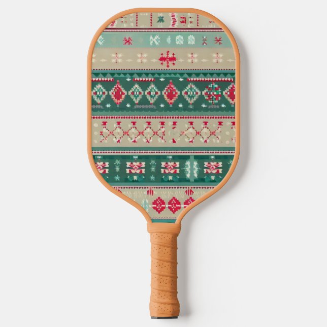 Christmas Ugly Sweater (2) Pickleball Paddle (Front)
