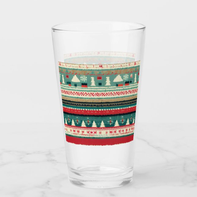 Christmas Ugly Sweater 3 Glass (Front)