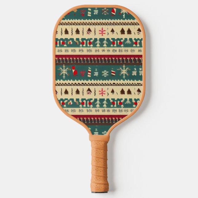 Christmas Ugly Sweater (5) Pickleball Paddle (Front)