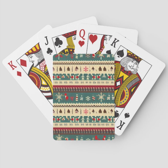 Christmas Ugly Sweater (5) Playing Cards (Back)