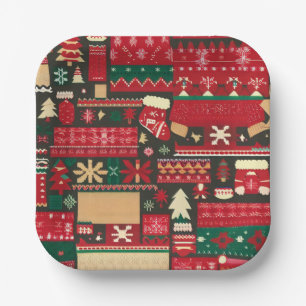 Christmas Ugly Sweater 7 Paper Plate