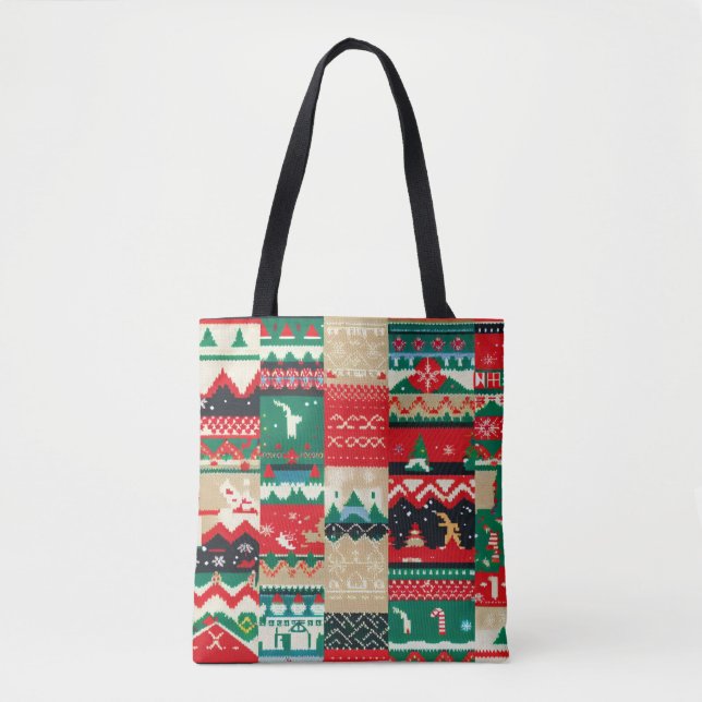 Christmas Ugly Sweater 8 Tote Bag (Front)