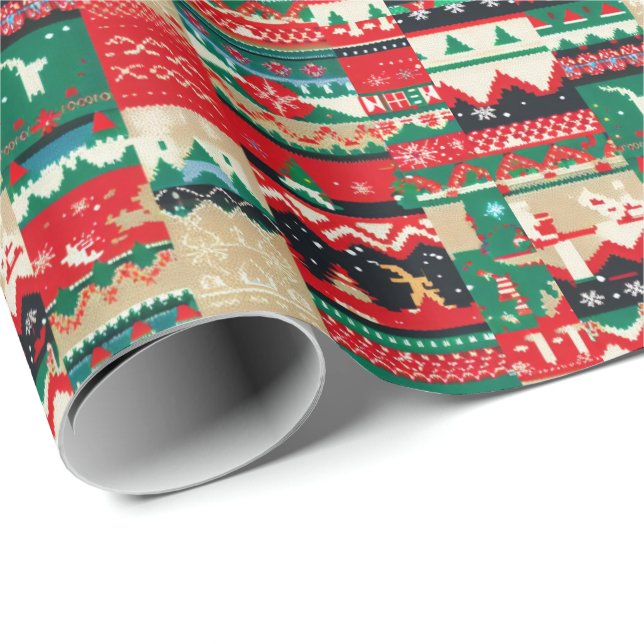 Christmas Ugly Sweater 8 Wrapping Paper (Roll Corner)
