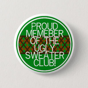 Christmas ugly sweater Gifts 2 Inch Round Button