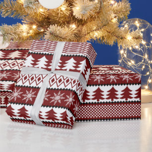 Christmas ugly sweater Holiday wrapping paper