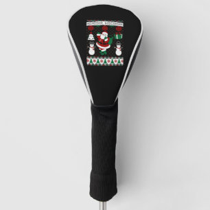 Christmas Ugly Sweater Kenosha Wisconsin Golf Head Cover