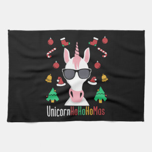 Christmas Unicorn Kitchen Towel