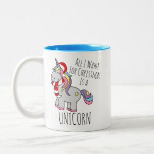 Christmas Unicorn Mug