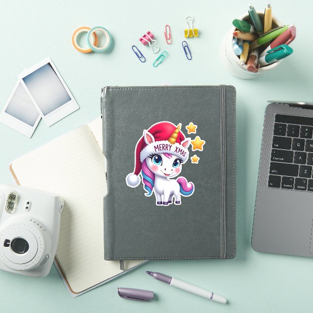 Christmas Unicorn T-Shirt (3) (iPad Cover)