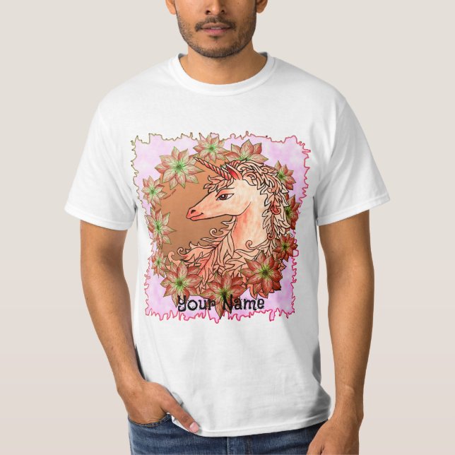 Christmas Unicorn  t-shirts (Front)